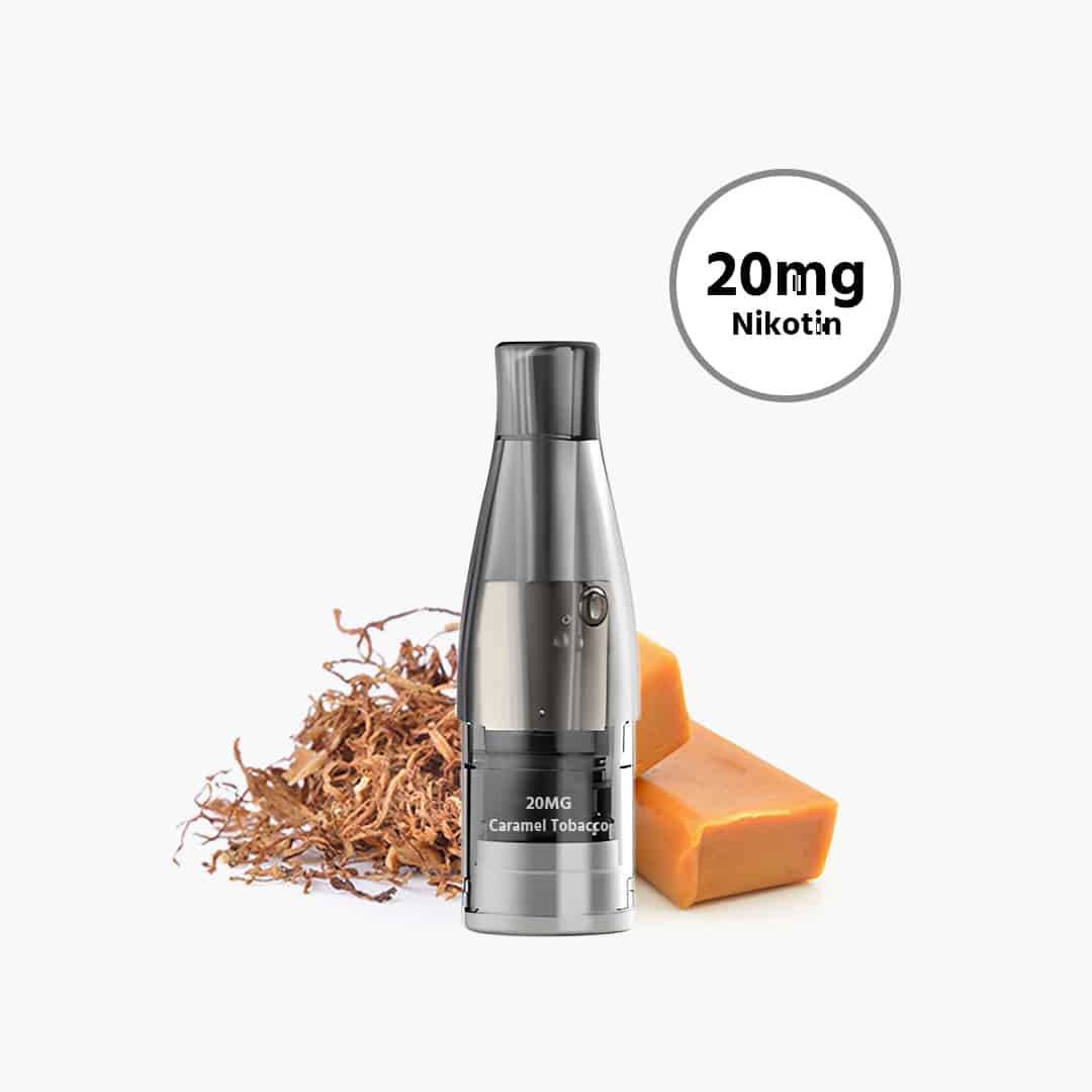 kiwi go plus pods 20mg caramel tobacco 2 ex