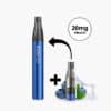 kiwi go plus starter kit 20mg blue inkl 1 pod blueberry ice