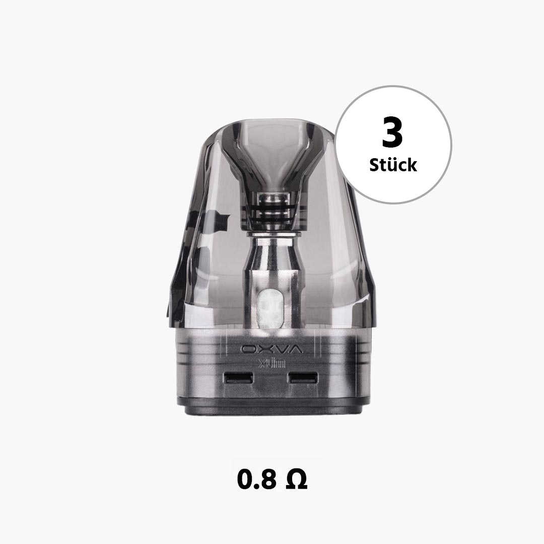 oxva xlim pro ersatzpods 2ml 3 stueck 0 8 ohm