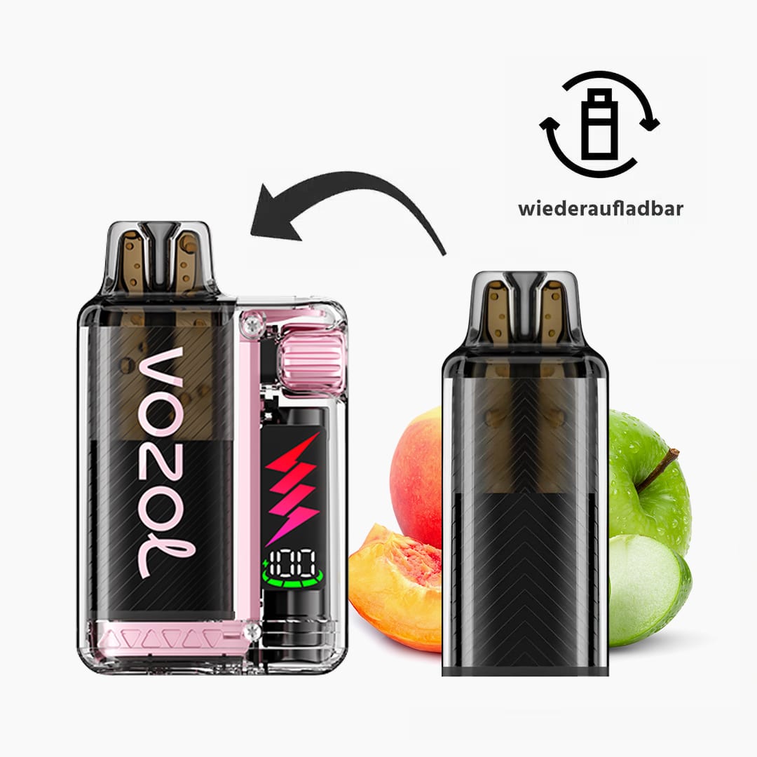 vozol vista plug starter kit apple peach