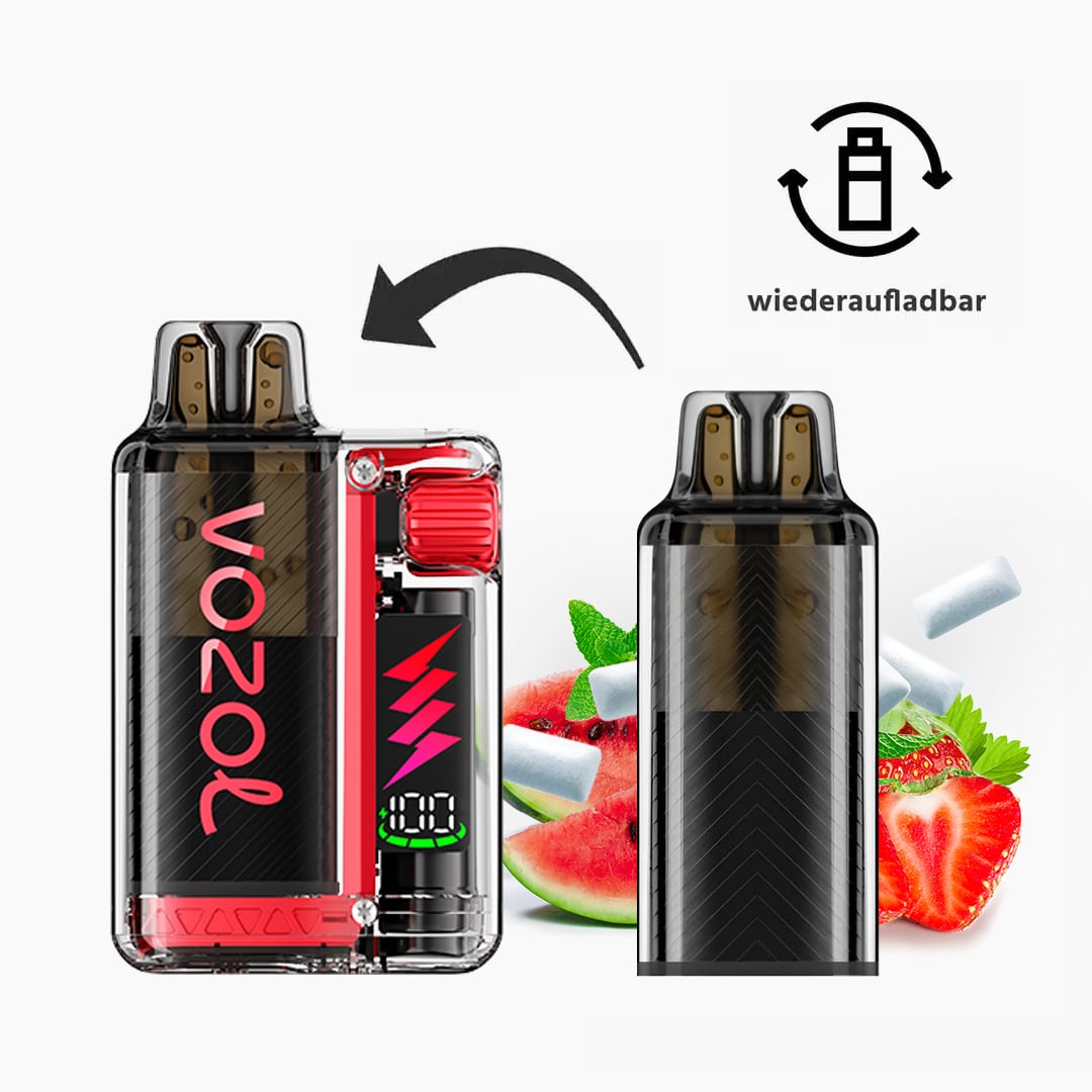 vozol vista plug starter kit watermelon strawberry gum