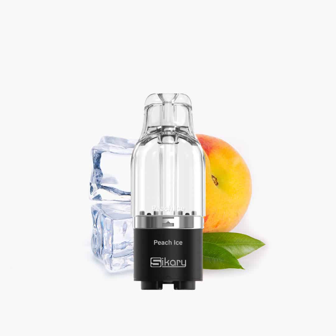 sikary sl 12000 refill pod peach ice