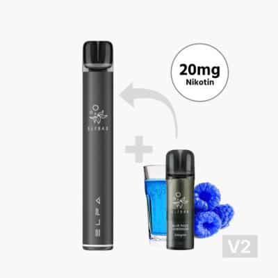 Kit iniziale ELFBAR ELFA (20 mg) | Nero (incl. 1 pod Blue Razz Lemonade)