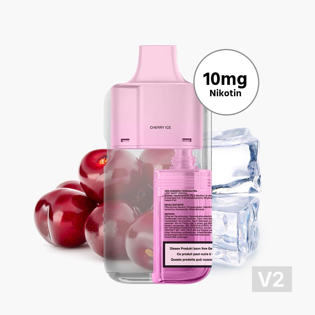 lost mary bm6000 v2 pod 10mg cherry ice 1 ex