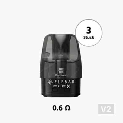 ELFBAR ELFX 0.6 Ohm | Liquid Pods V2 (3 Stk.)