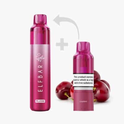 ELFBAR PLUS | Cherry | Hybrid Vape Kit