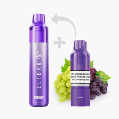 ELFBAR PLUS | Grape | Hybrid Vape Kit