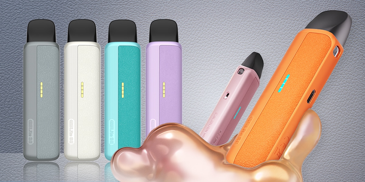 Uwell Caliburn A3S Pod Kit E-Zigarette in Grau, Weiss, Türkis, Lila, Rosa und Orange, 20 mg