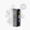 AL FAKHER Cubic Vape Device Only in Grau mit Display und transparentem Pod, ohne Liquid, 20 mg
