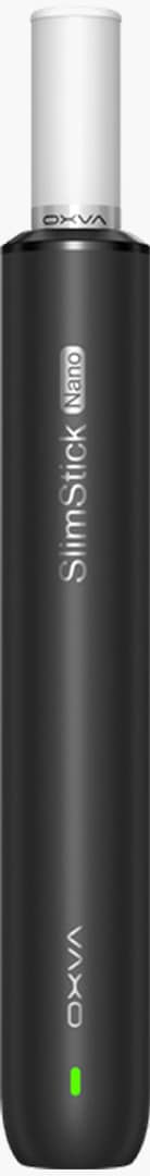 OXVA SlimStick Nano Pod-System in Schwarz mit OXVA-Branding und LED-Anzeige, Frontansicht