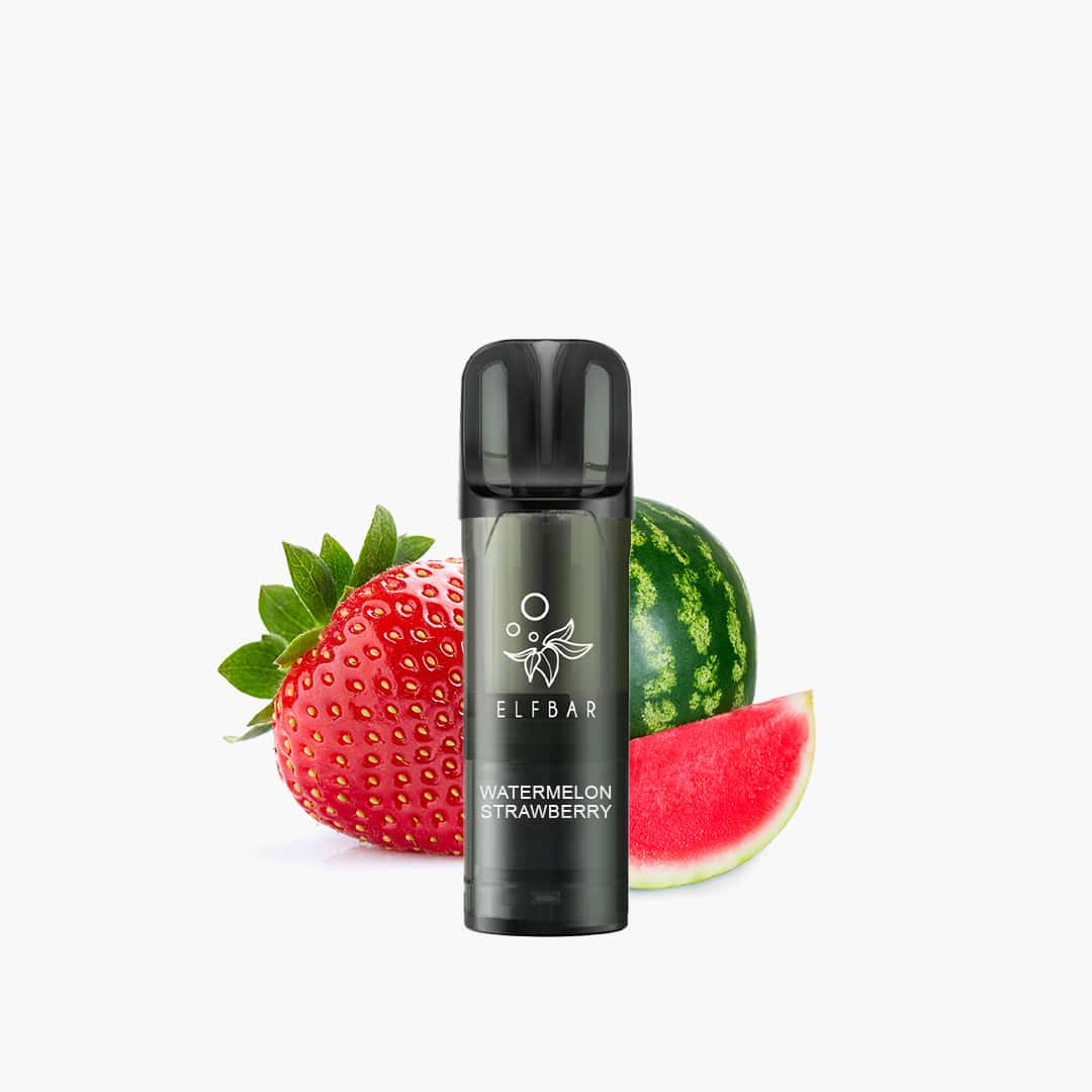 elfbar 600 kaufen | Watermelon Strawberry Tropical Fruit alle vape sorten elf bar Geschmack:Watermelon ELFBAR ELFA without nicotine