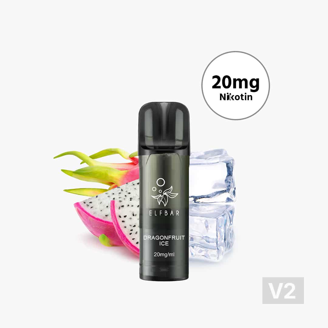 elfbar pods drachenfrucht ELFA Dragonfruit Ice V2 elf bar pods neue sorten ELFBAR 600 Prefilled Pods fruchtig Nikotinstärke:20 mg/ml