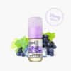 VOZOL Salt Prime Grape Ice E-Liquid 20 mg mit Trauben und Eiswürfeln auf weissem Hintergrund
