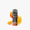 SALT+ Lite Spritz Pod 20 mg/ml 2 ml mit Spritz-Drink und Orangenscheiben im Hintergrund, schwarze Kartusche